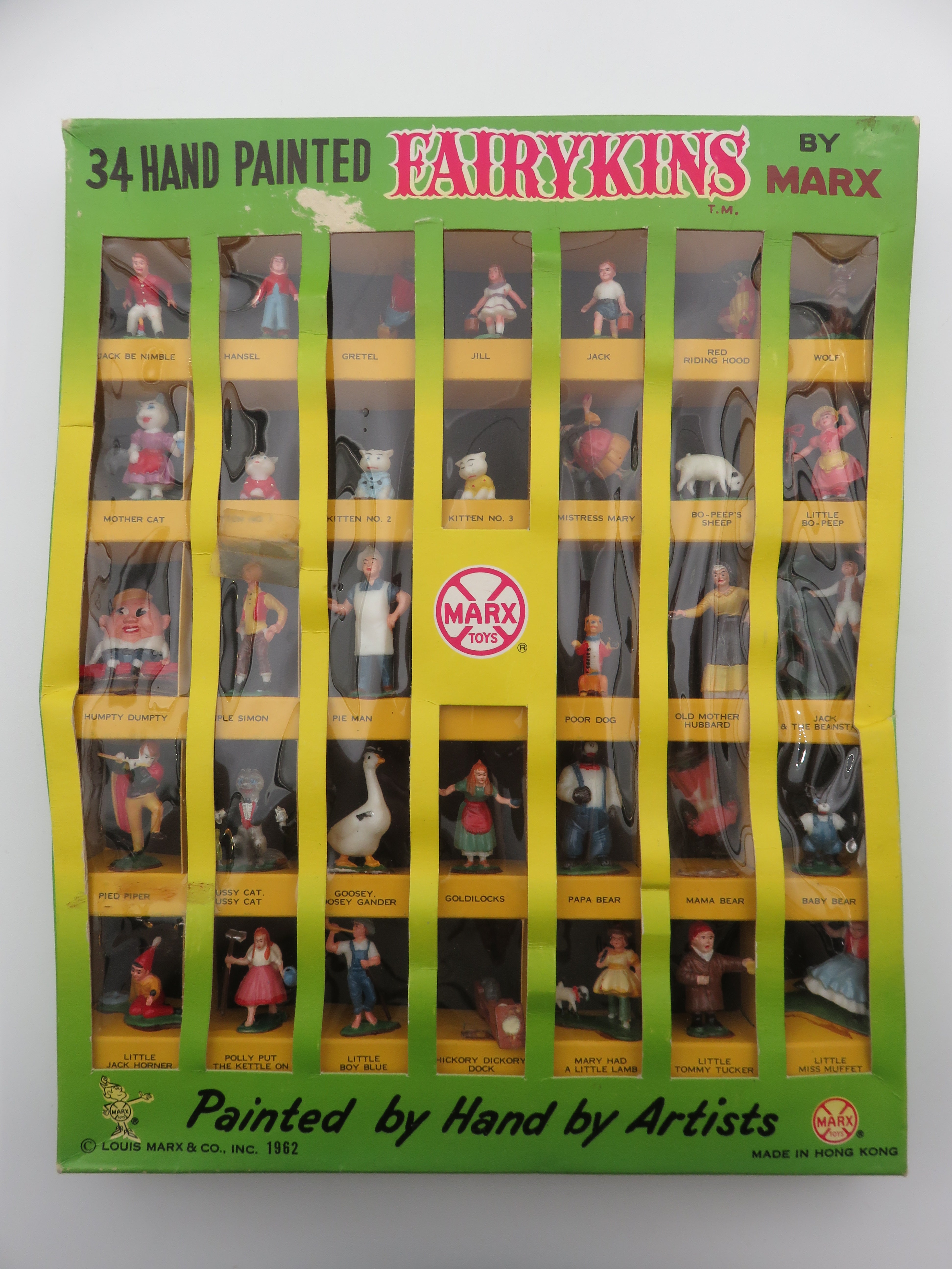 VINTAGE Fairykins 34 Figure Set, TV Scenes, & Playset - Louis Marx & Co./Marx Toys (c. 1962) Collectibles